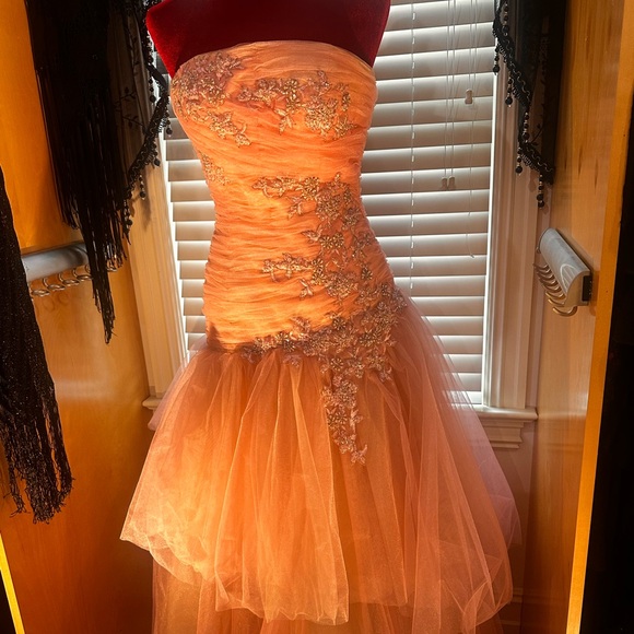 Prom gown size 4 
Great color and sparkle - Picture 2 of 15